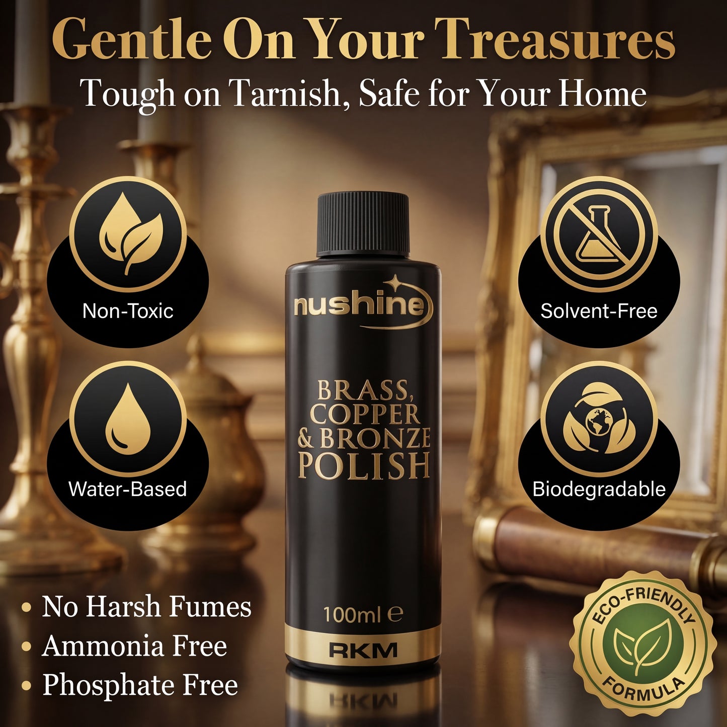 NuShine Brass, Copper & Bronze Polish