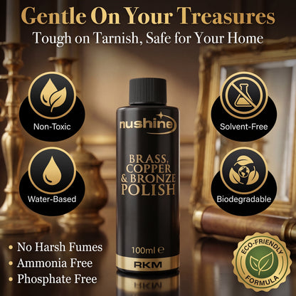 NuShine Brass, Copper & Bronze Polish