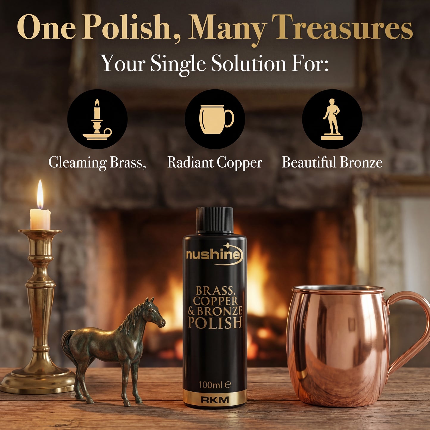 NuShine Brass, Copper & Bronze Polish
