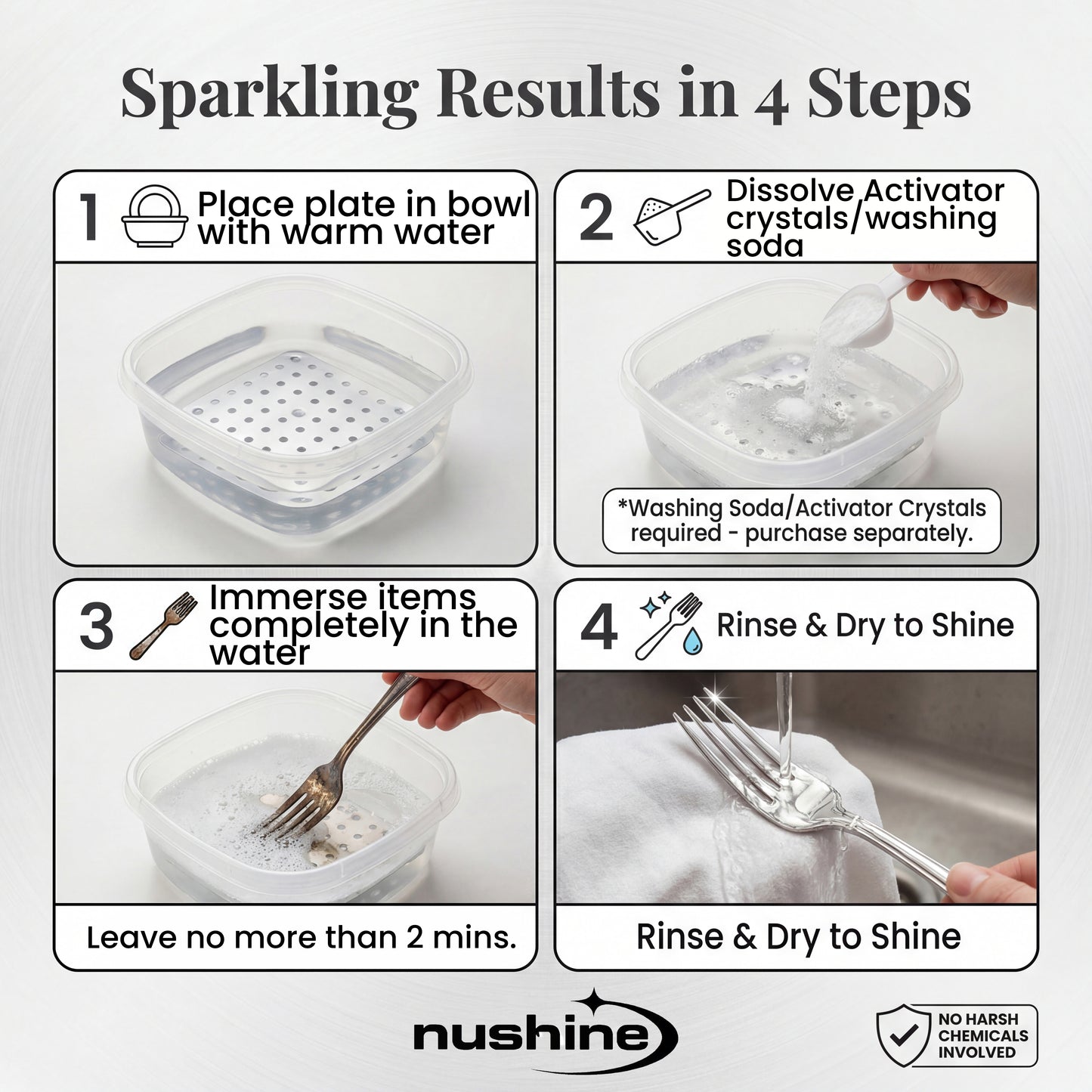 NuShine Magic Cleaning Plate